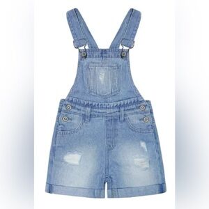 Girls Denim Overalls Size 7/8